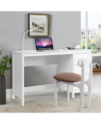 3-Drawer Home Office Study Computer Desk with Spacious Desktop