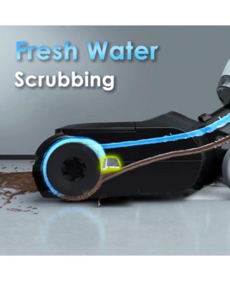 GO H2O Cordless Wet/Dry Floor Washer with Enhanced Edge Cleaning and Self-Clean Mode (GH203)