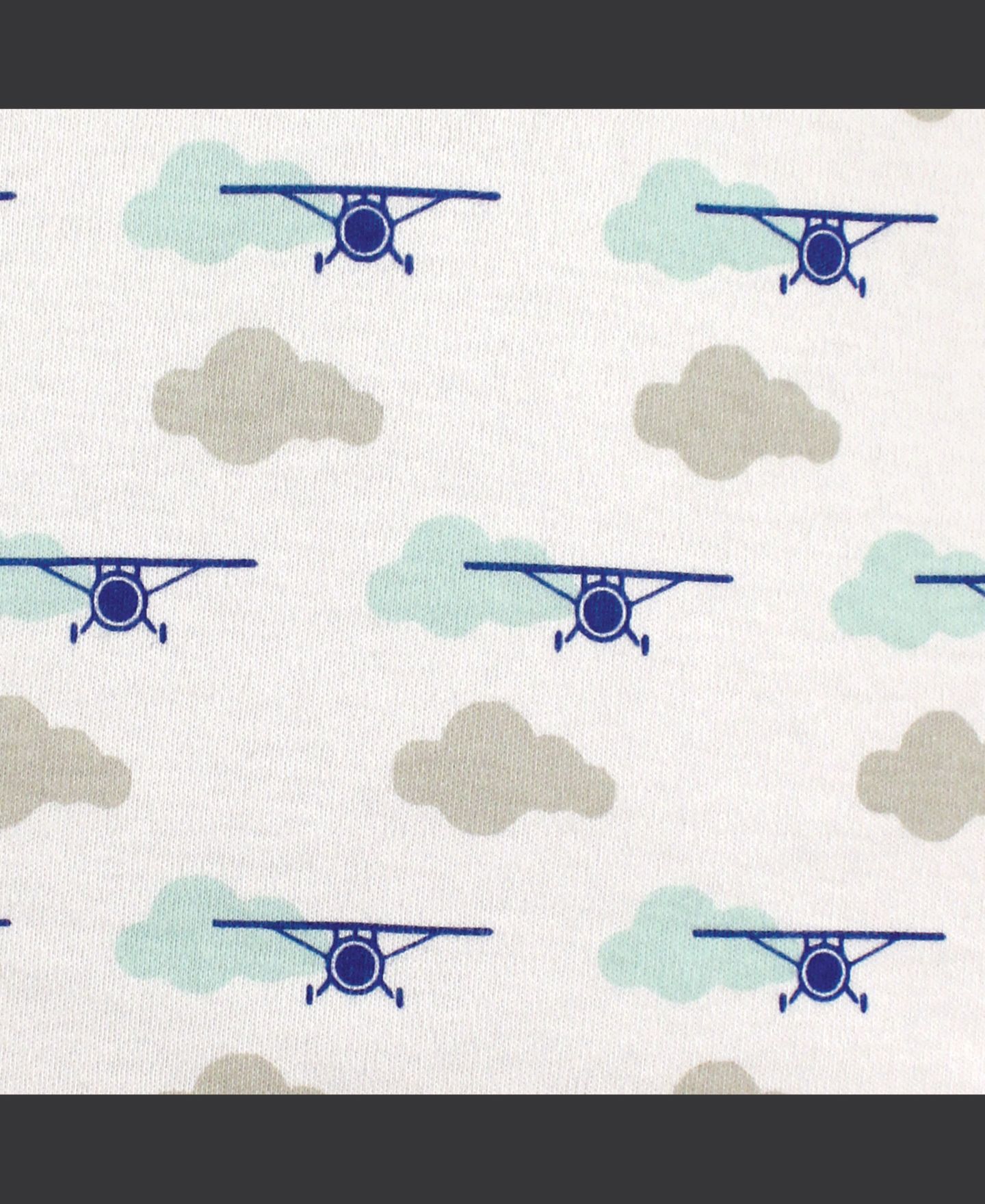 Топ Luvable Friends Sleeveless Cotton Snap-Crotch Undershirts для мальчиков-малышей, цвет: Airplane — фото 2