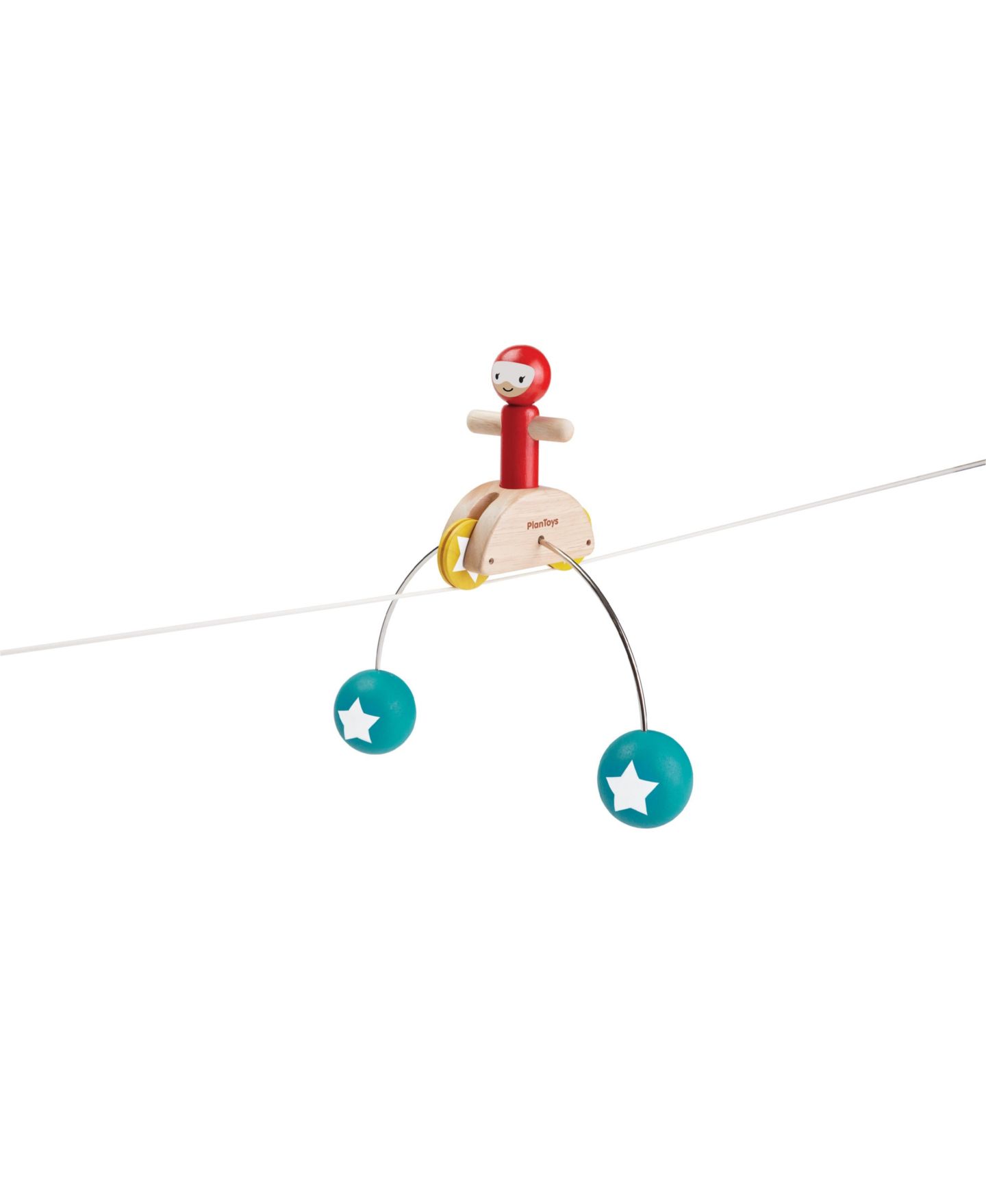 Игрушка-балансир PlanToys «Акробат на канате», набор из 2 шт., от 3 лет — фото 1