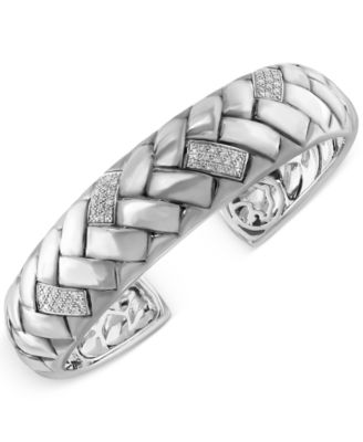 EFFY Collection - Diamond Bangle Bracelet (1/3 ct. t.w.) in Sterling Silver