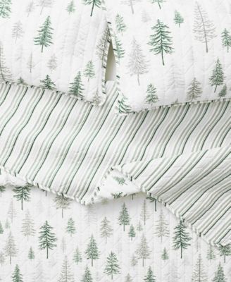 Rustic Woodland Reversible Microfiber Quilt Set with Shams