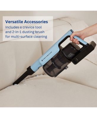 GO Pet Cordless Stick Vacuum with ZeroTangle Brush Technology, Powder Blue (GO303)