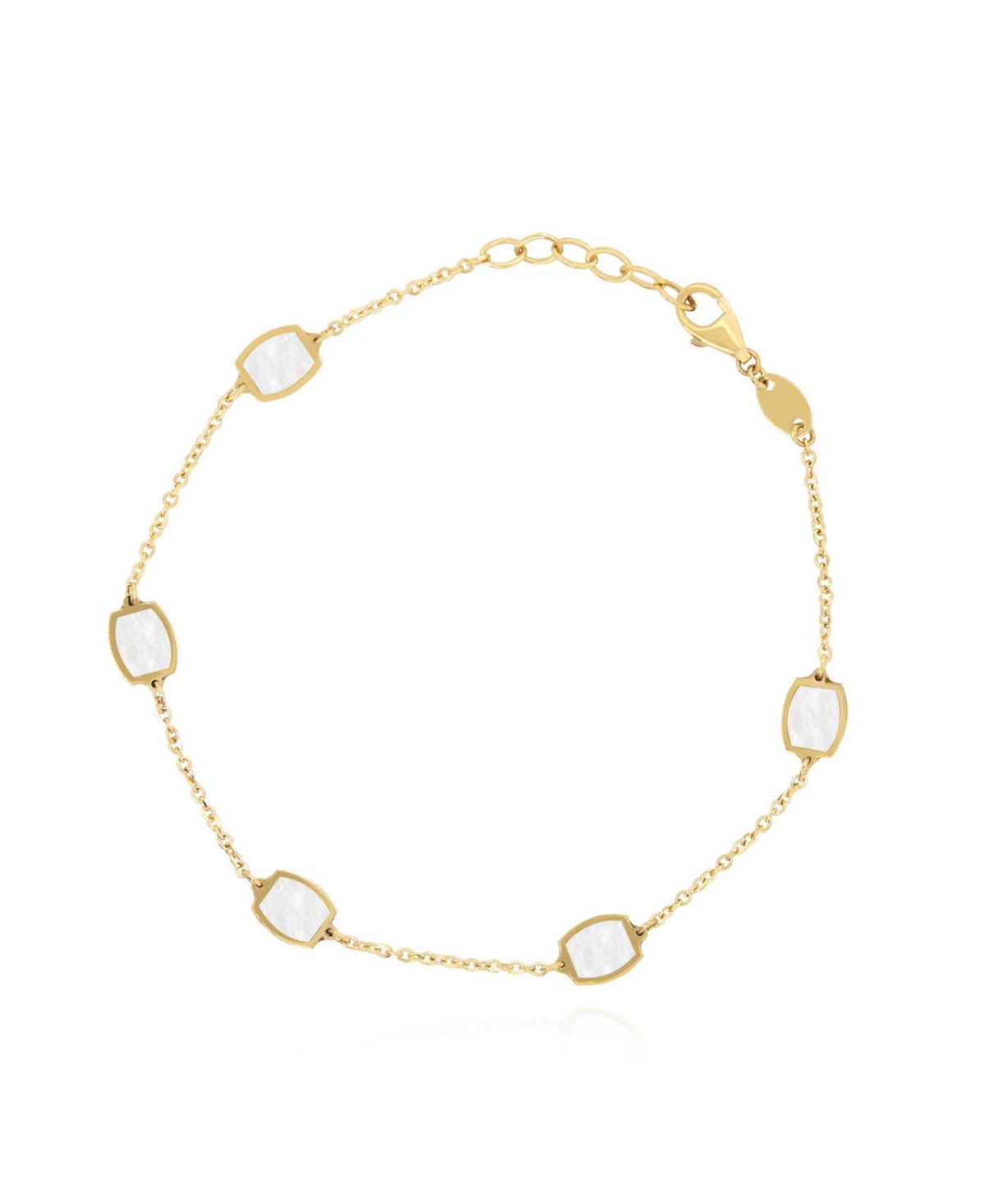 Mother of Pearl Icon Bracelet 14K Gold - Mother of pearl