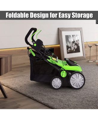 Collection Bag and Removable Blades 15 Inch 13 Amp Electric Scarifier