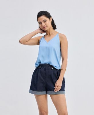 Women's Endless Sunday Top in Tencel Denim