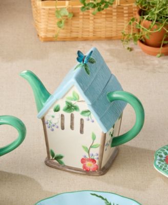 Flora 3-D Birdhouse Teapot
