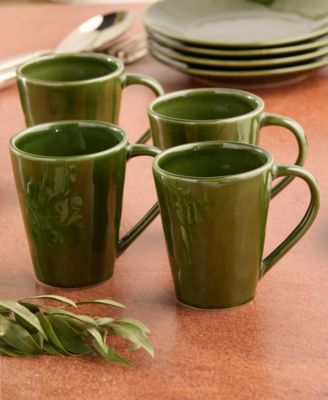 Verde Mugs, Set of 4