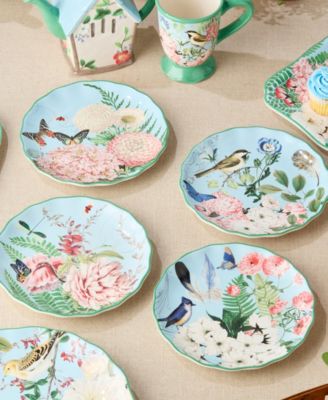 Flora Salad Plates, Set of 4, Service for 4