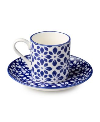 Madison Espresso Cups & Saucers, Service for 6