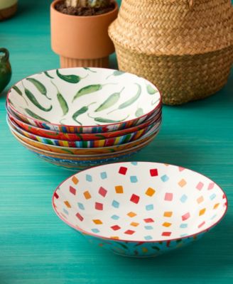 Caliente Soup Bowls, Set of 6, Service for 6