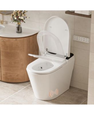 Smart Toilet, Auto Flush, Heated Seat, Tankless One-Piece Toilets For Bathrooms