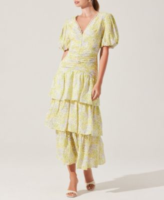 ASTR the Label - Women's Corinna Tiered Maxi Dress