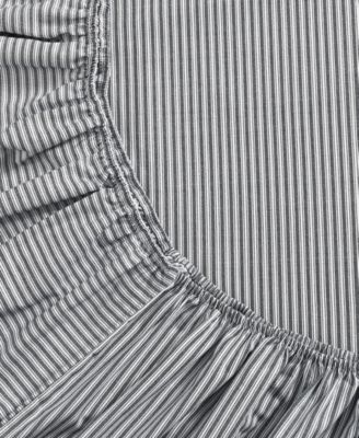 Printed 200-Thread Count Cotton Percale 4-Pc. Sheet Set, King