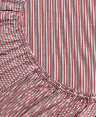 Printed 200-Thread Count Cotton Percale 4-Pc. Sheet Set, Queen