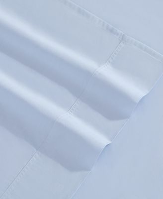Solid 200-Thread Count Cotton Percale 3-Pc. Sheet Set, Twin XL