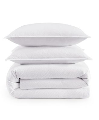 Monogram Matelasse 3-Pc. Duvet Cover Set, King
