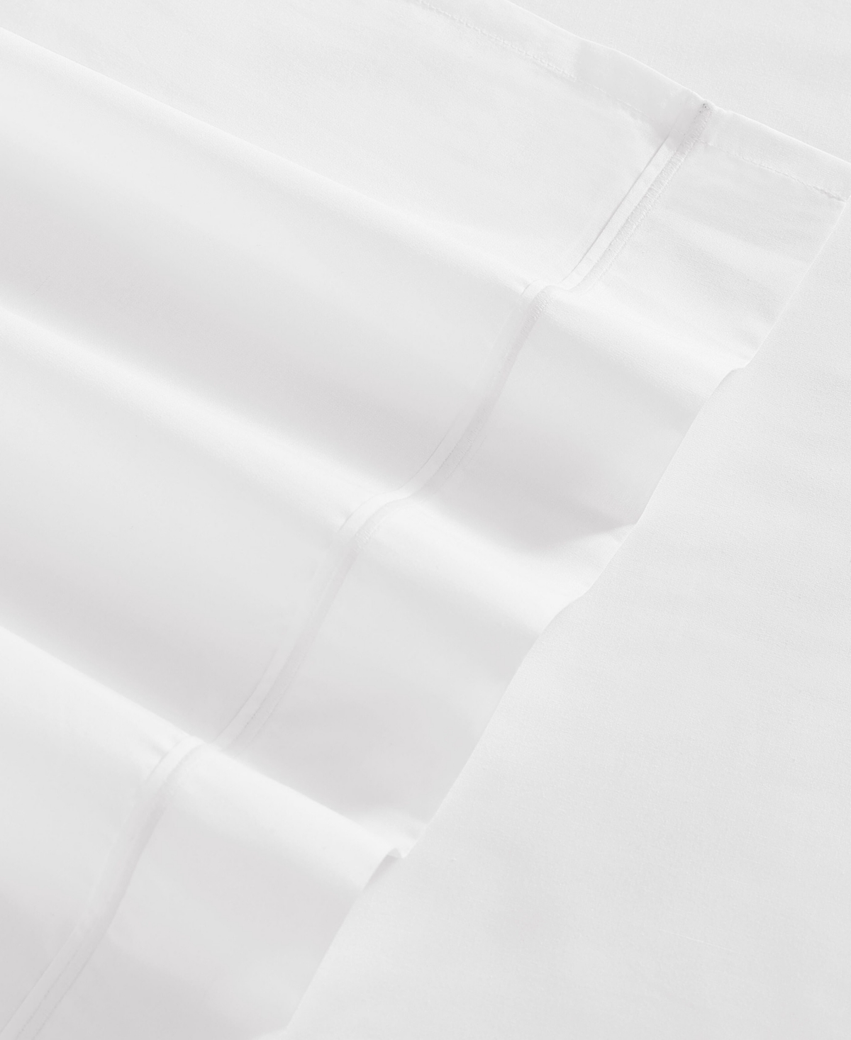 TOMMY HILFIGER SOLID 200-THREAD COUNT HEM STRIPE COTTON PERCALE 4-PC. SHEET SET, QUEEN 