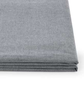 Solid 144-Thread Count Cotton Chambray Washed 3-Pc. Sheet Set, Twin XL