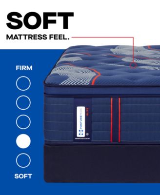Posturepedic Elite Brenham II 16" Soft Euro Pillow Top Mattress Set - Full