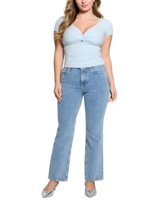 Women's Charlotte Knot-Bust Ruched Top