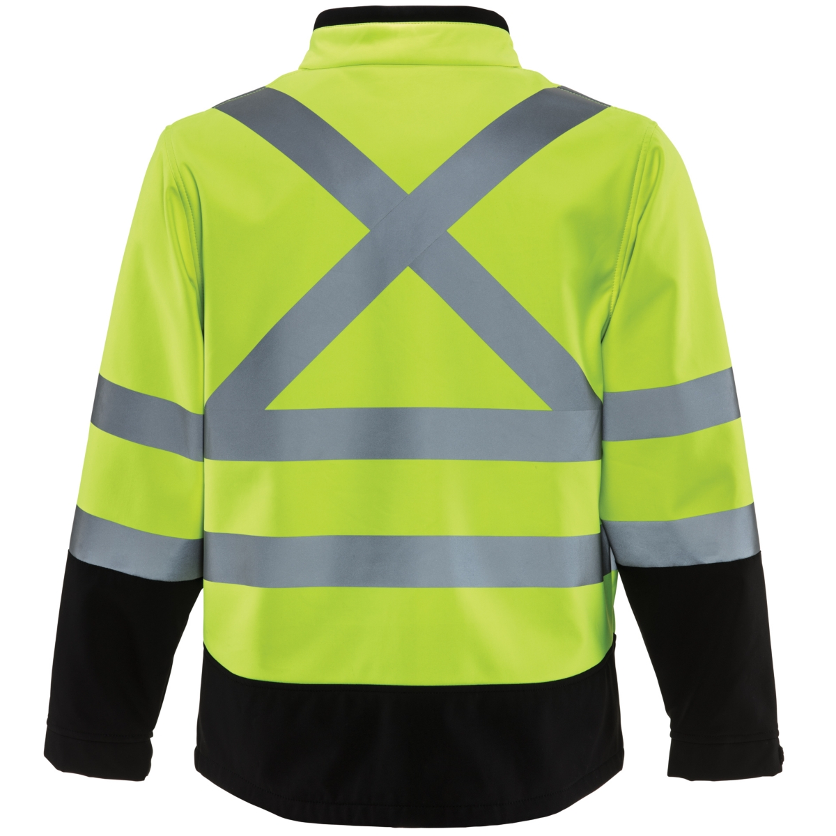 RefrigiWear Big & Tall Hi Vis Softshell Jacket - High Visibility, Warm, Flexible Workwear