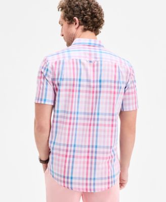 Men's Woven Plaid Shirt, Exclusively at Macy's
