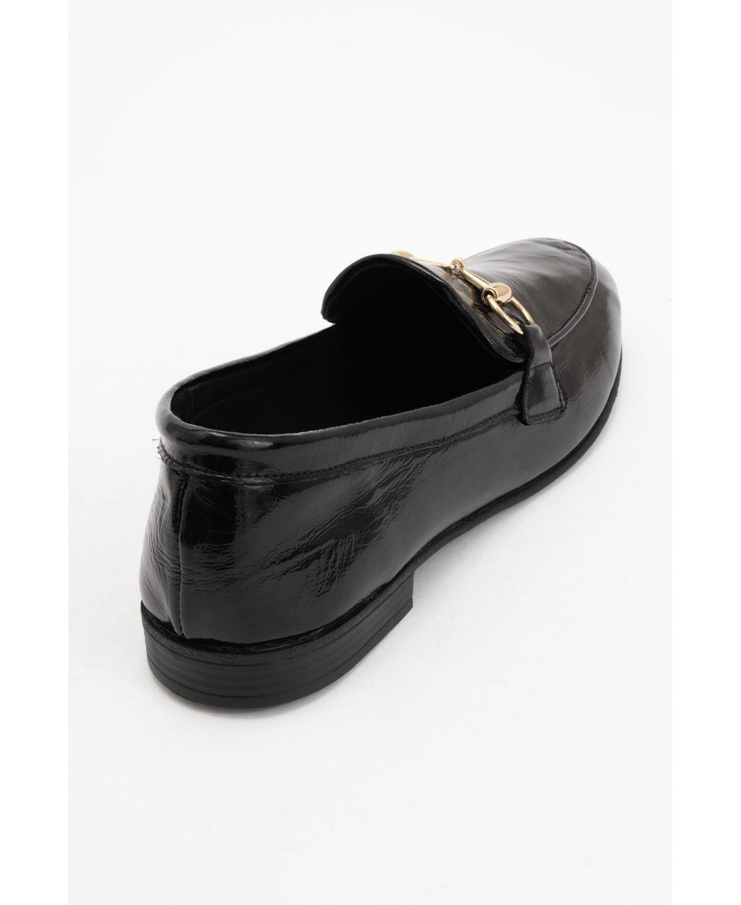 Женские туфли Forever & Always Shoes Rory Leather Bit, цвет: Чёрная лаковая кожа — фото 3