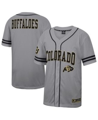 Colosseum - Men's Gray Colorado Buffaloes Free Spirited Baseball Jersey