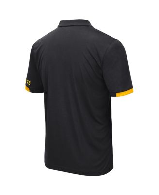 Men's Black Appalachian State Mountaineers Santry Polo Shirt