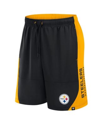 Men's Black Pittsburgh Steelers No Defense Shorts