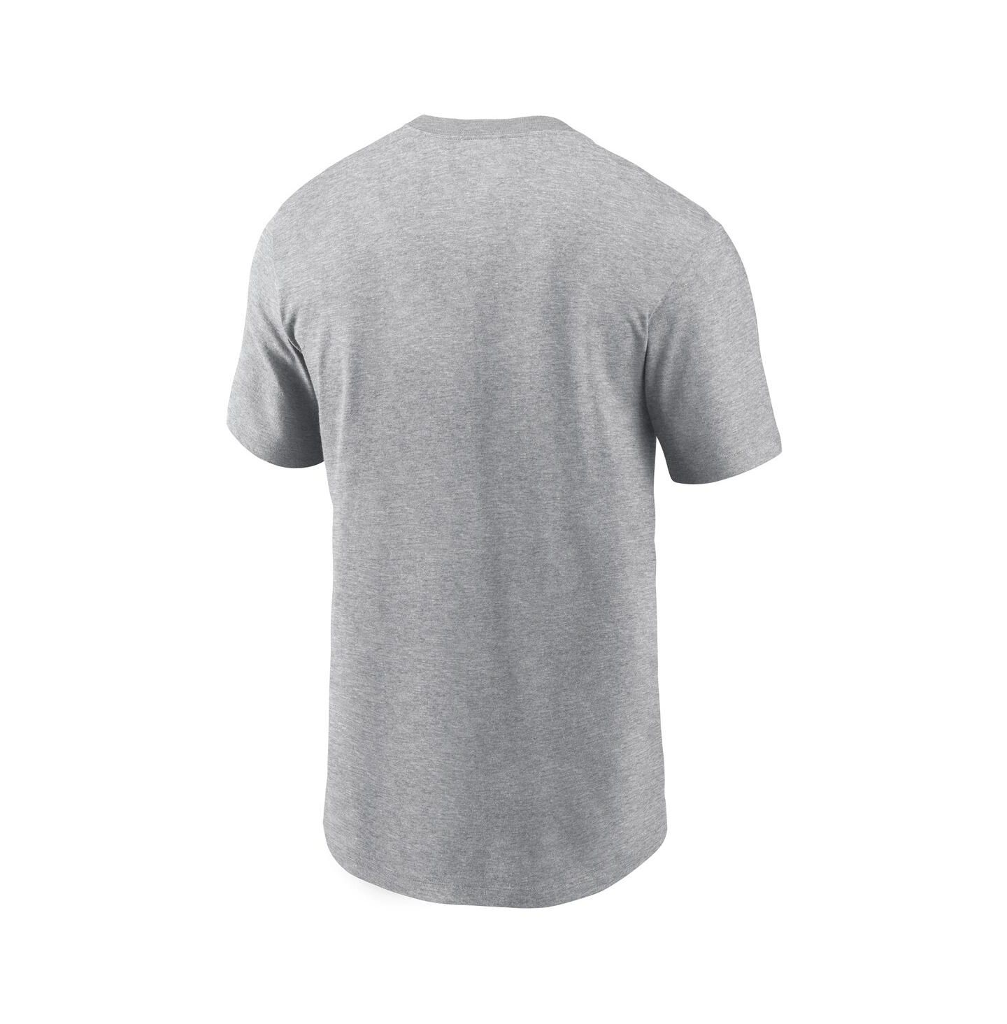 Мужская футболка Nike Heather Gray Texas Rangers Arched — фото 3