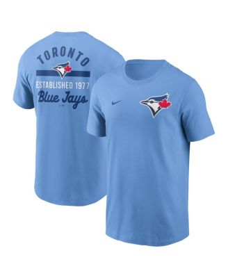Nike - Men's Powder Blue Toronto Blue Jays 2-Hit T-shirt