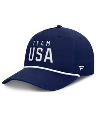 Fanatics - Men's Navy Team USA Captain Rope Adjustable Hat