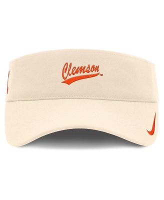 Men's Natural Clemson Tigers Primetime Ace Adjustable Visor Hat