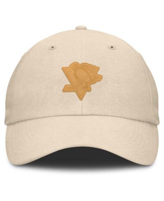 Men's Tan Pittsburgh Penguins Front Office Canvas Adjustable Hat