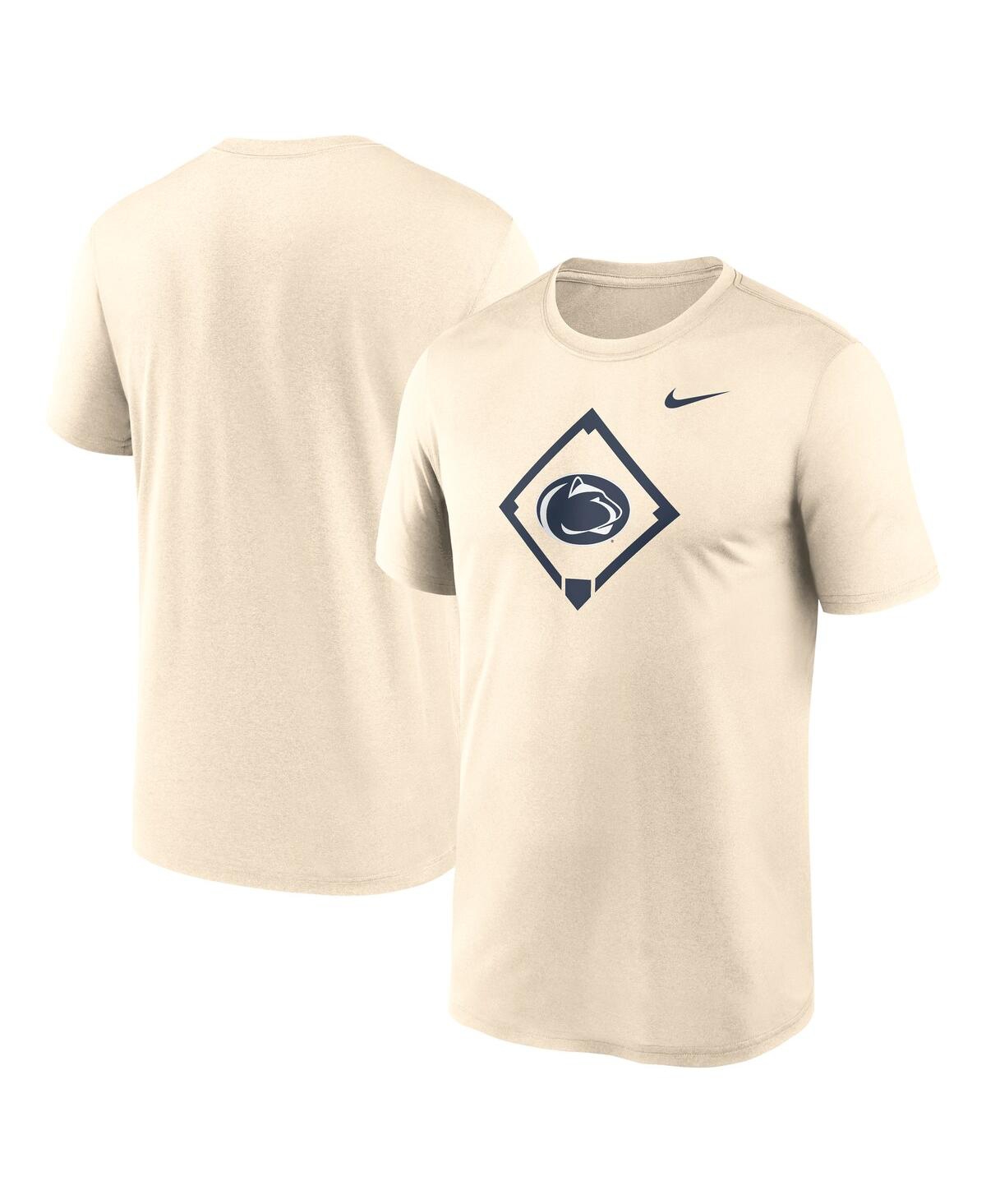 Nike Men's Cream Penn State Nittany Lions Legend Baseball Icon Performance T-shirt In Neutral