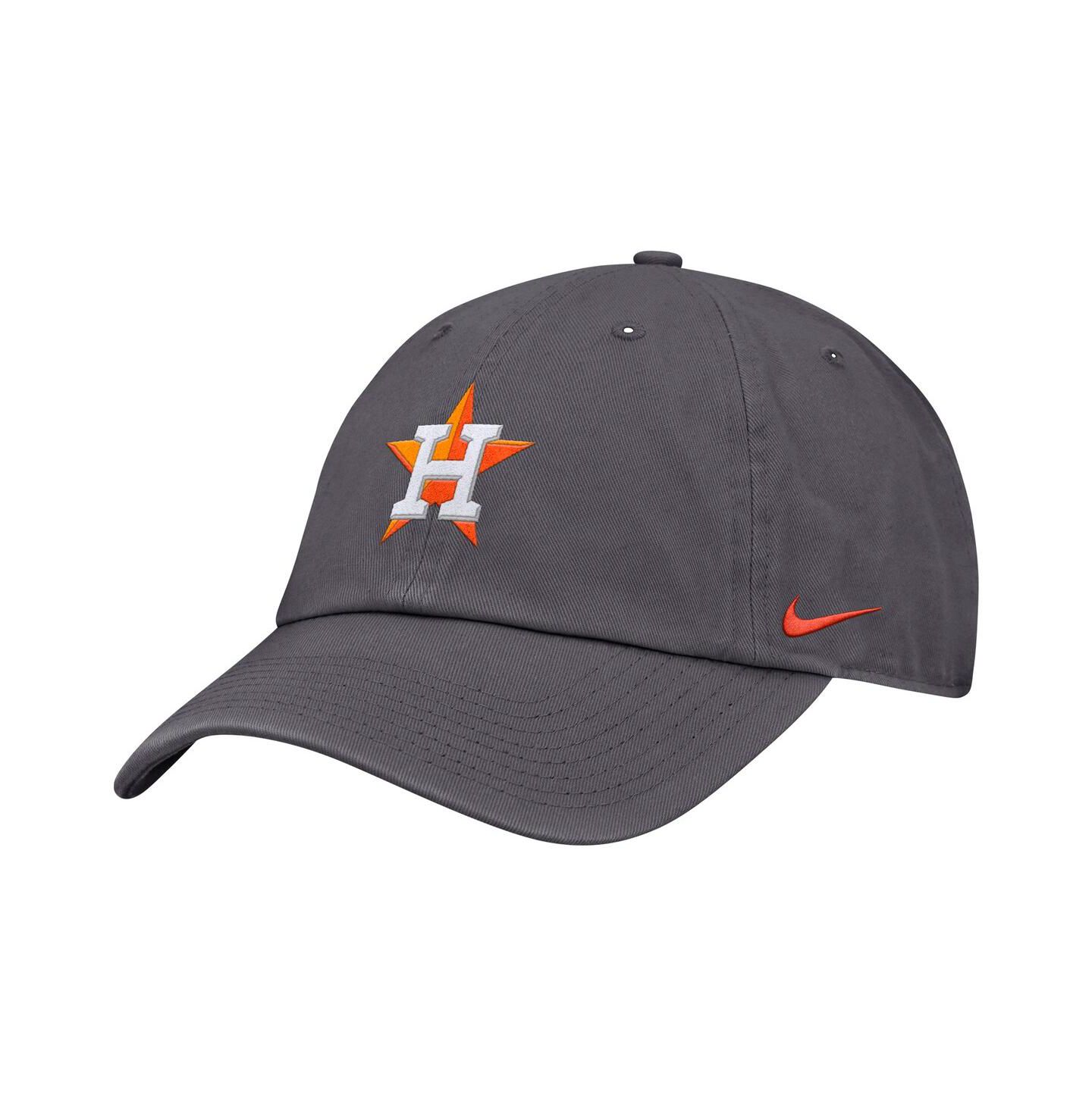 Мужская кепка Nike Gray Houston Astros Club Adjustable Hat — фото 1