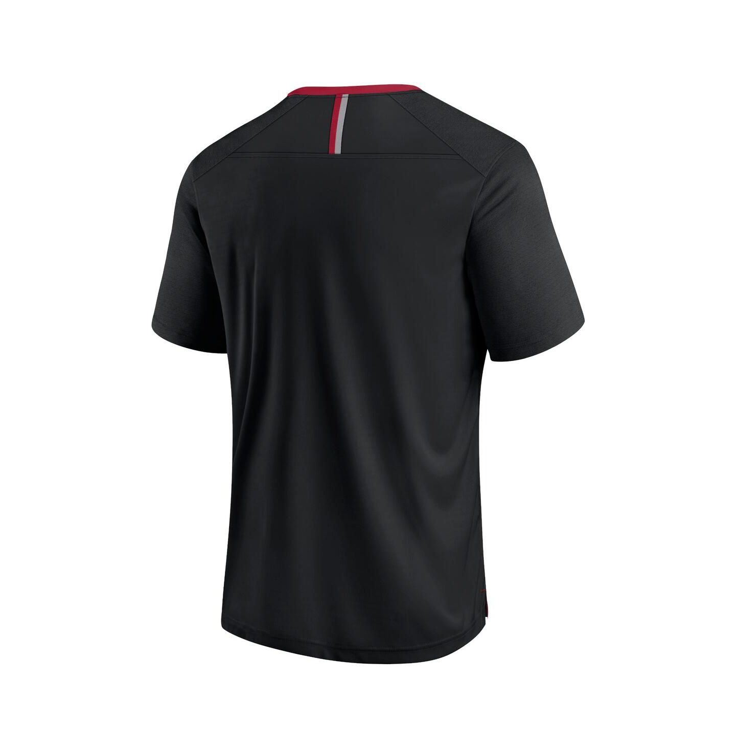 Мужская футболка Fanatics Black Oklahoma Sooners Defender Fade Slant — фото 2