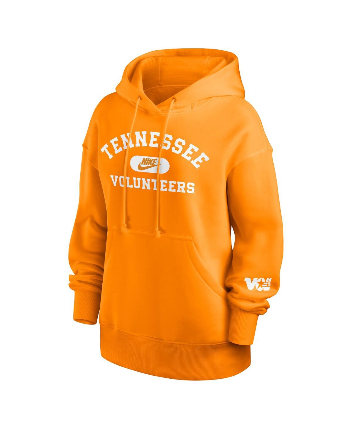 Nike Tennessee Orange Tennessee Volunteers Oversized Legacy Phoenix Foundational Stack Pullover Hood In Tennessee Orange