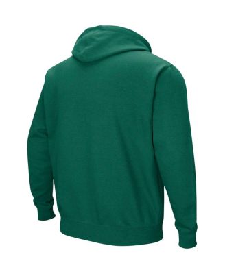 Men's Green Michigan State Spartans Sunrise Pullover Hoodie