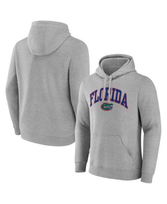 Fanatics - Men's  Gray Florida Gators Arched Logo Pullover Hoodie
