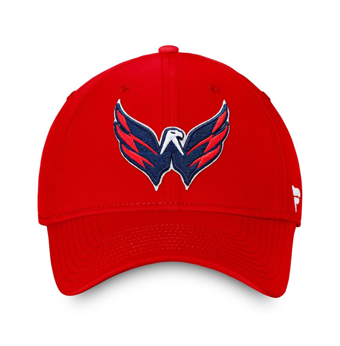 Мужская кепка Fanatics Red Washington Capitals Core Primary Logo Flex Hat — фото 4