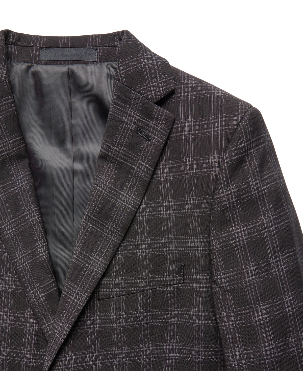 KENNETH COLE REACTION BIG BOYS 2-PIECE SLIM FIT STRETCH SUIT 
