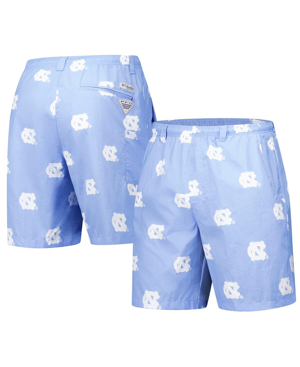 Shop Columbia Men's Carolina Blue North Carolina Tar Heels Back Cast Iii Printed Shorts