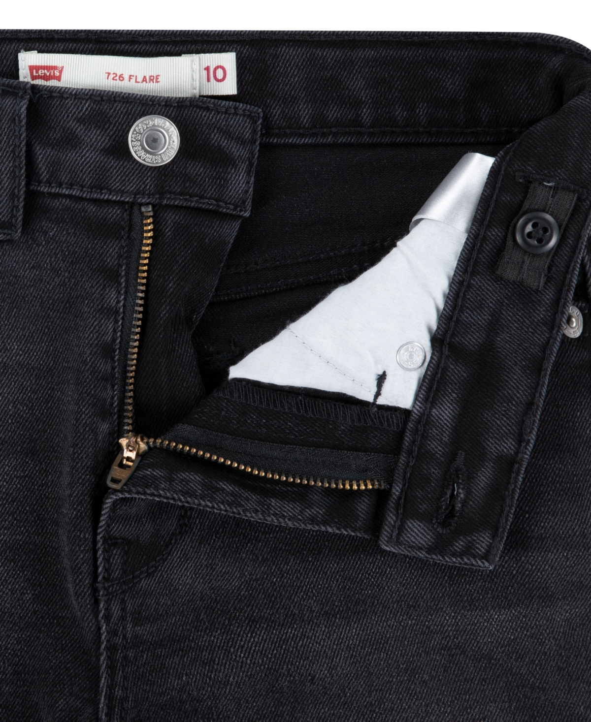 LEVI'S BIG GIRLS FADED ART FLARE JEANS 