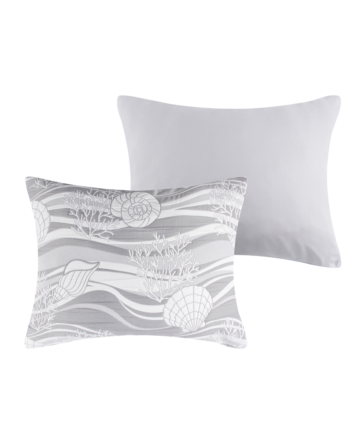 Greenland Home Fashions Dover Reversible Matelasse 2-pc. Coverlet Set, Twin In Harbor Gray