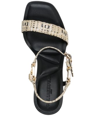 Cybil High-Heel Square-Toe Sandals