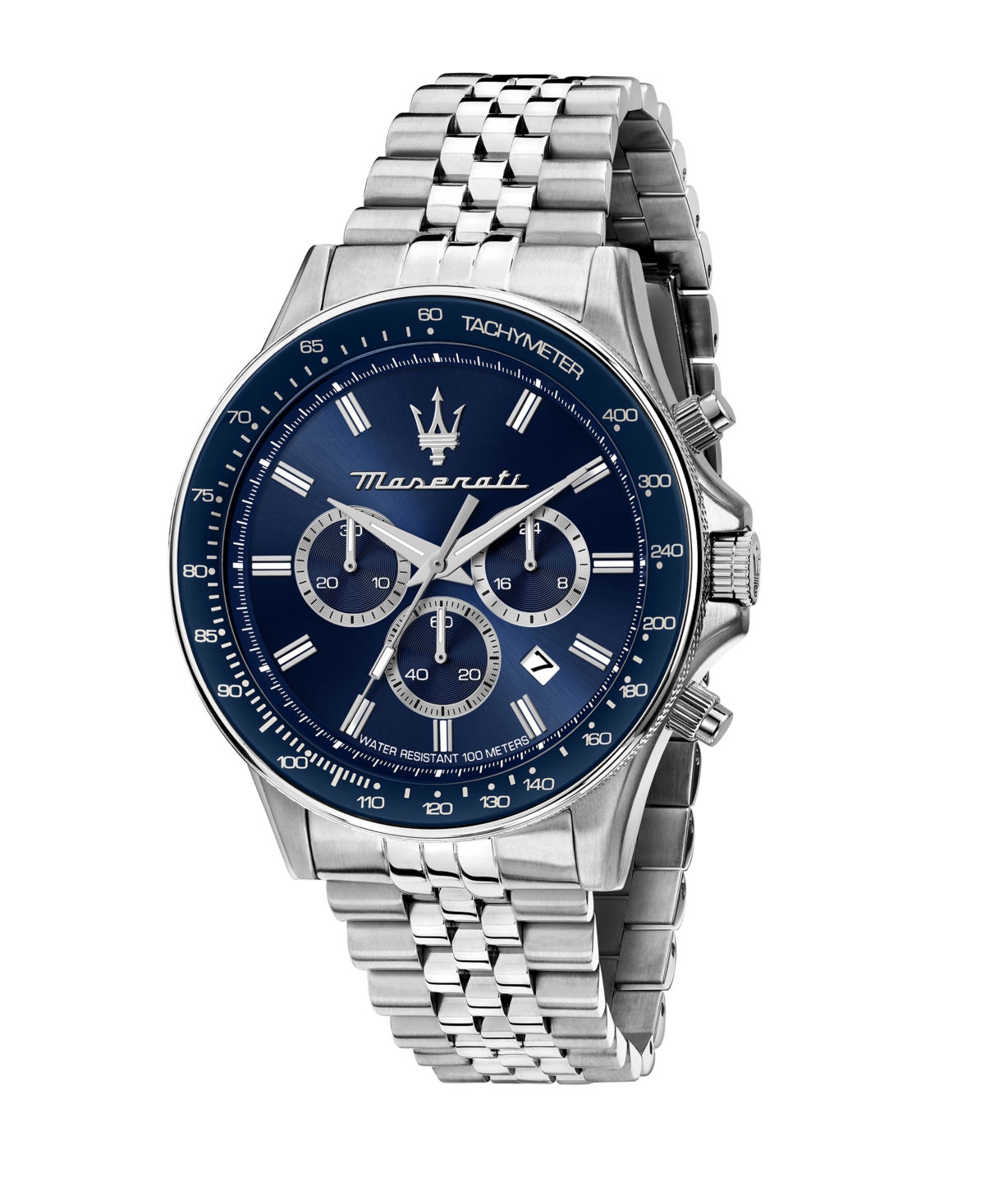 Men's Chronograph Stainless Steel Watch, 44mm - Stainless Steel