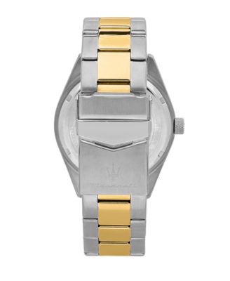 Men's Date Two-Tone Stainless-Steel Watch, 43mm